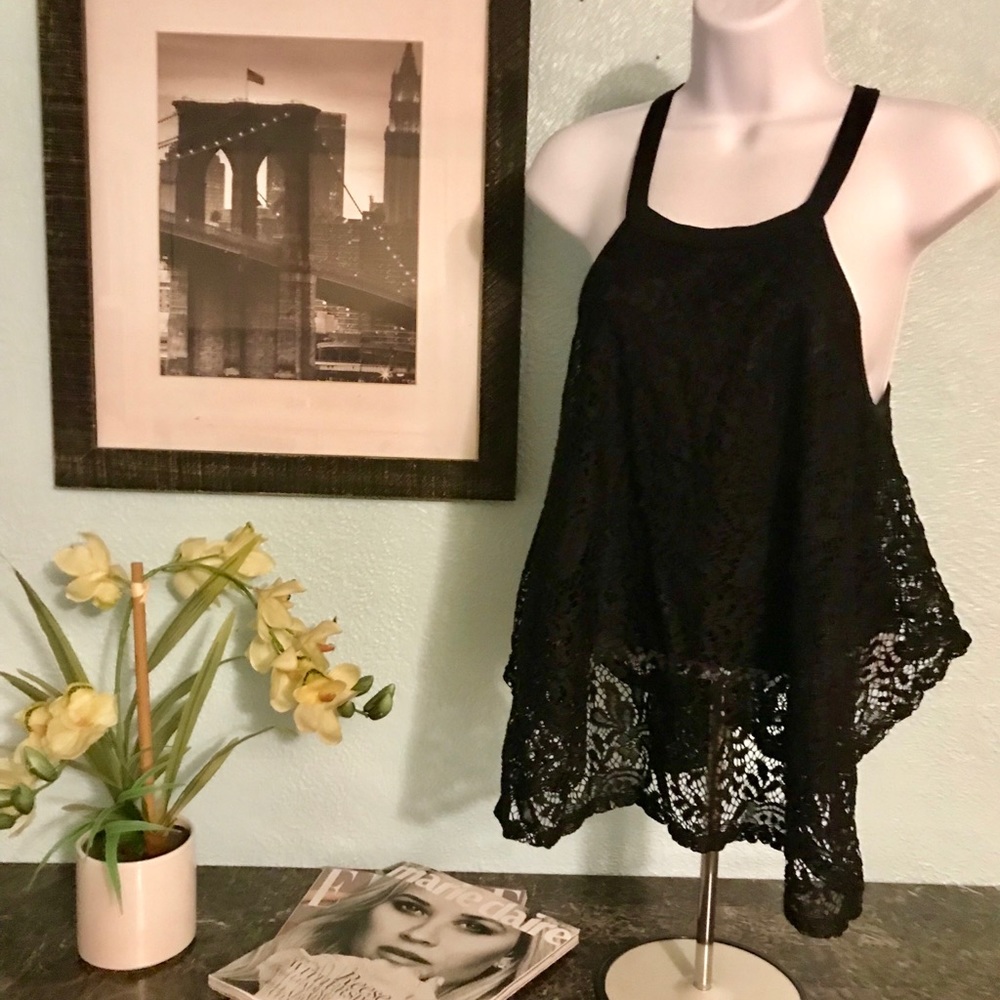 Sweet Claire lacy halter top